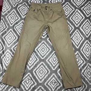 Polo Ralph Lauren Pants Mens 31x30 Khaki 650 Straight Fit Cotton Chino Jeans